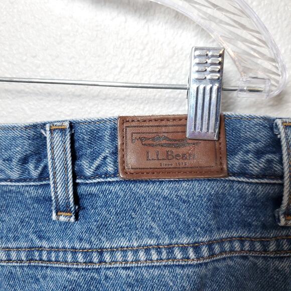 LL BEAN Men's Relaxed Fit  Fleece Lined Jeans 40 x34 - Picture 9 of 9